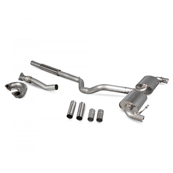 Scorpion Turbo-back Res De-cat System - Renault MK3 CLIO 197/200 F4RT Engine Conversion