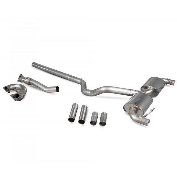 Scorpion Turbo-back Non-res De-cat System - Renault MK3 CLIO 197/200 F4RT Engine Conversion