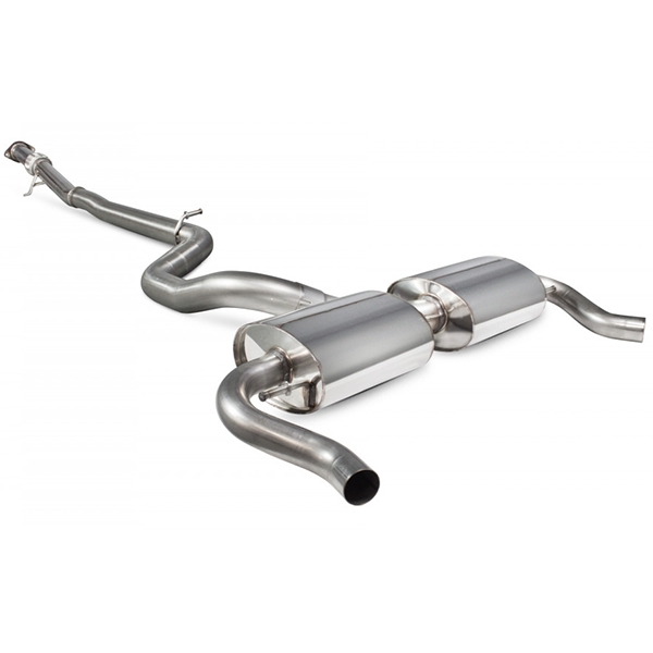 Scorpion Non-Resonated Cat-Back System - Renault MK4 Clio 200 EDC / 220 Trophy 15-18 - OE Fitment