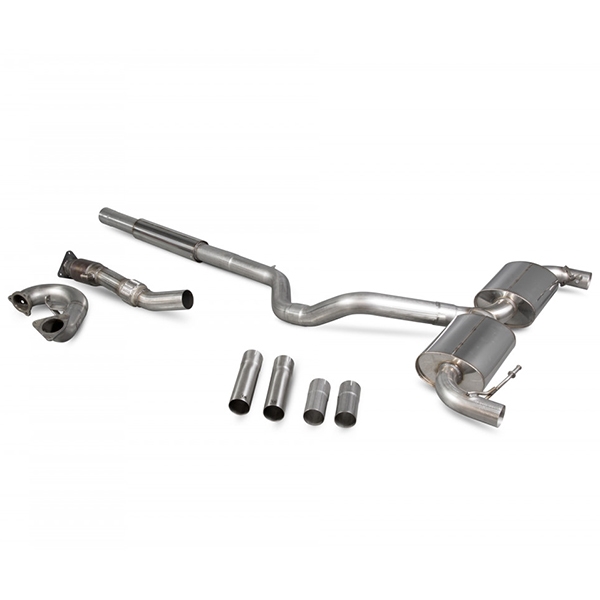 Scorpion Turbo-back Res System With Sports Catalyst - Renault MK3 CLIO 197/200 F4RT Engine Conversion