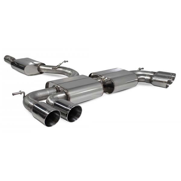 Scorpion Resonated Cat-Back System With Electronic No Valves - VW MK7 Golf R (Pre Facelift) - Daytona