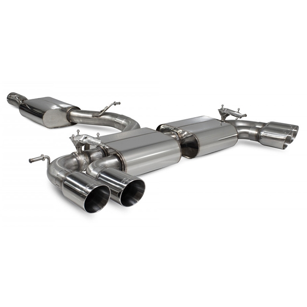 Scorpion Resonated Cat-Back System With Electronic Valves - VW MK7 Golf R (Pre Facelift) - Daytona