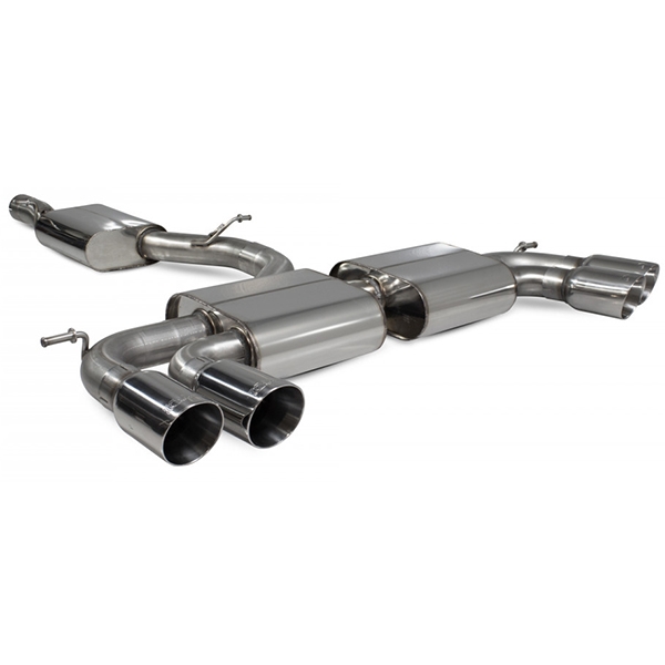 Scorpion Resonated Cat/GPF Back System Non Valved - VW MK7.5 Golf R - Daytona