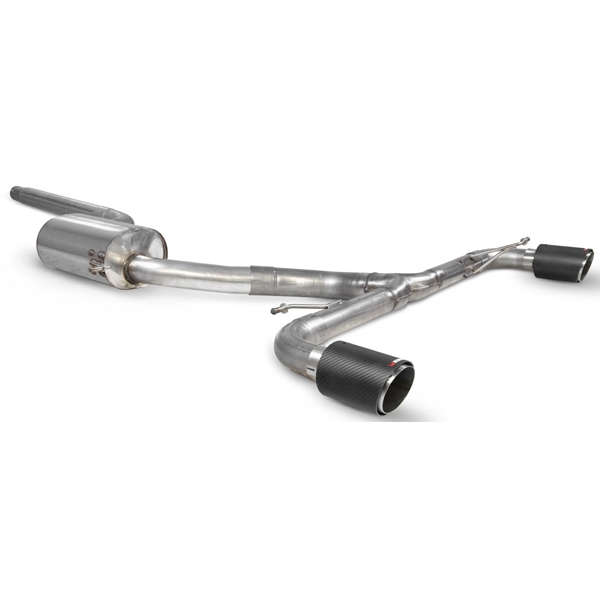 Scorpion Resonated Predator Cat-Back System - VW Scirocco R - Ascari