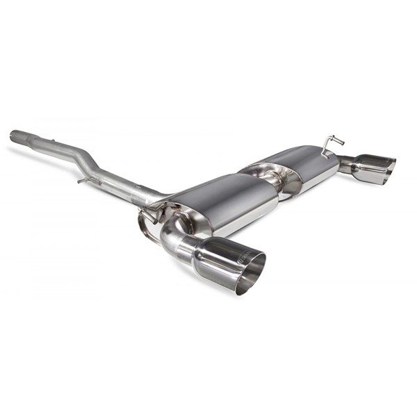 Scorpion Non-Resonated Cat-Back System - VW MK4 Golf R32 - Daytona (Twin)