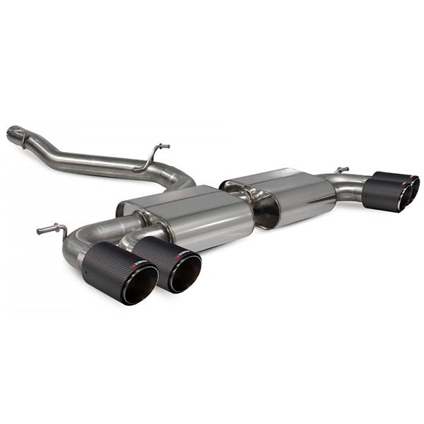 Scorpion Non-Resonated Cat-Back System With Electronic No Valves - VW MK7 Golf R (Pre Facelift) - Ascari