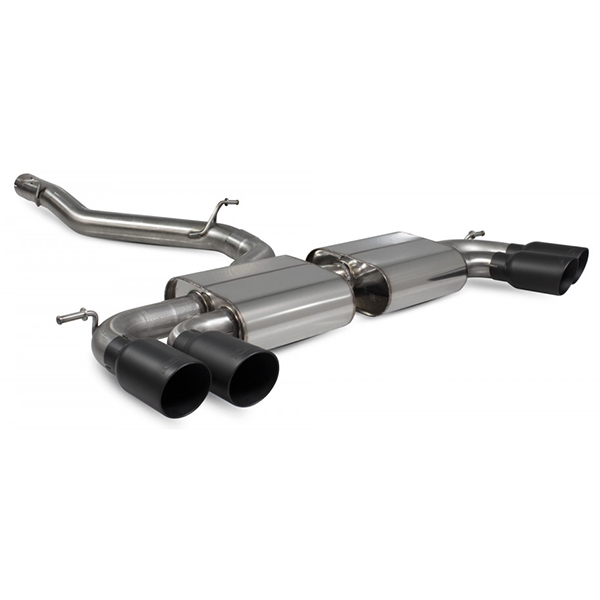 Scorpion Non-Resonated Cat-Back System With Electronic No Valves - VW MK7 Golf R (Pre Facelift) - Daytona Ceramic