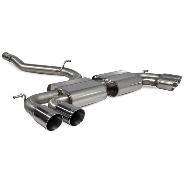 Scorpion Non-Resonated Cat-Back System With Electronic No Valves - VW MK7 Golf R (Pre Facelift) - Daytona