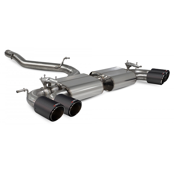 Scorpion Non-Resonated Cat-Back System With Electronic Valves - VW MK7 Golf R (Pre Facelift) - Ascari