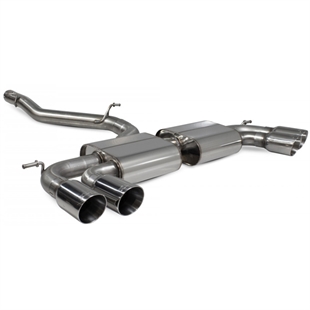 Scorpion Non-Res Cat/GPF Back System Non Valved - VW MK8 Golf R - Daytona