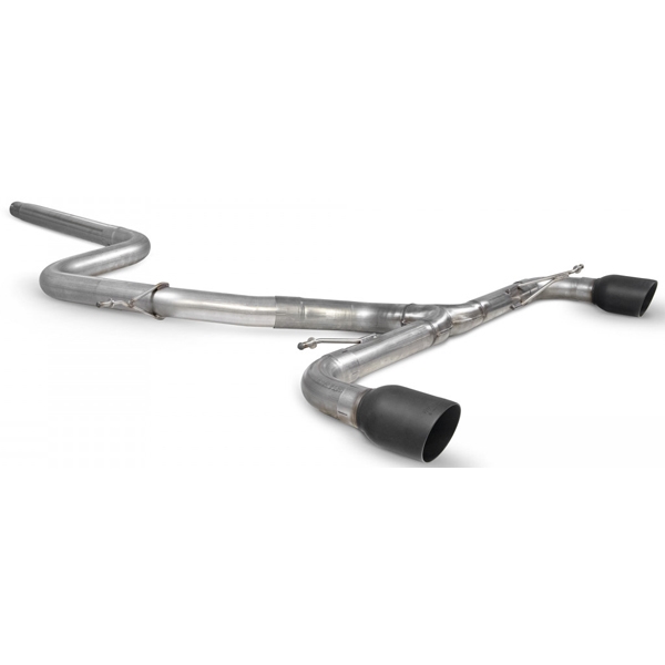 Scorpion Non-Resonated Predator Cat-Back System - VW Scirocco R - Daytona Ceramic