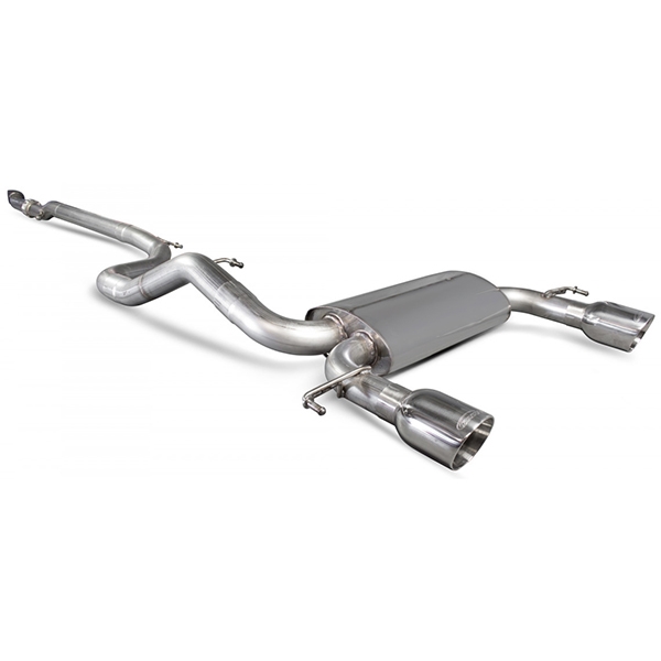 Scorpion Non-Resonated Cat-Back System - Opel Corsa E VXR - Daytona (Twin)