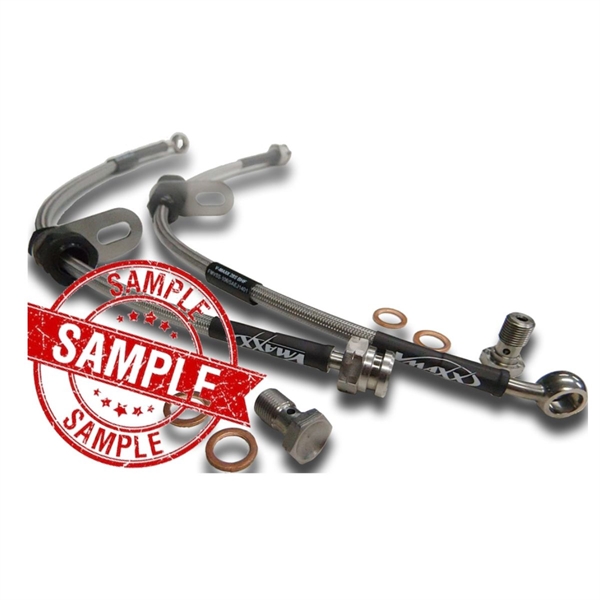 V-MAXX Stål Armerede Bremseslanger (= sæt foran)