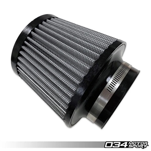 034 Motorsport Performance Air Filter, Conical, 3.5" Inlet