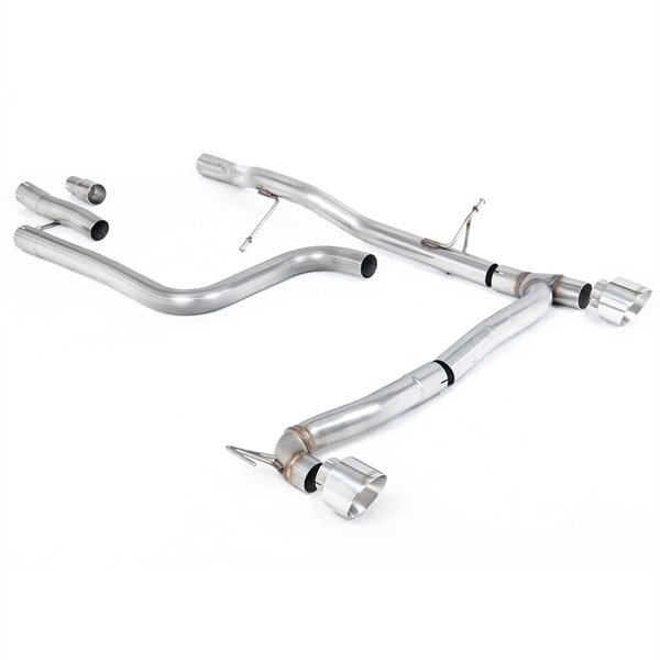 Milltek Cat-back Ford Fiesta Mk8 1.0T EcoBoost ST-Line 3 & 5 Door (155ps Hybrid OPF/GPF Models Only) - Maxton Designs Dual Outl