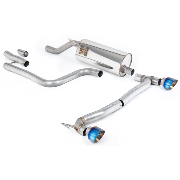 Milltek Cat-back Ford Fiesta Mk8 1.0T EcoBoost ST-Line 3 & 5 Door (155ps Hybrid OPF/GPF Models Only) - Maxton Designs Dual Outl