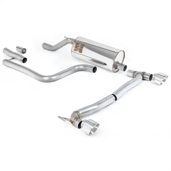 Milltek Cat-back Ford Fiesta Mk8 1.0T EcoBoost ST-Line 3 & 5 Door (155ps Hybrid OPF/GPF Models Only) - Maxton Designs Dual Outl