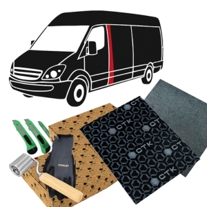 Støjdæmpning til varevogn